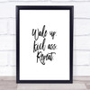 Wake Up Quote Print Poster Typography Word Art Picture