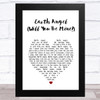 Marvin Berry, Harry Waters Jr. Earth Angel Will You Be Mine White Heart Song Lyric Music Art Print