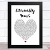 Motionless In White Eternally Yours White Heart Song Lyric Music Art Print