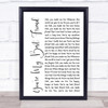 Queen You're My Best Friend White Script Song Lyric Quote Print Queen You're My Best Friend White Script Song Lyric Quote Print