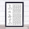 Angela Lansbury Beauty And The Beast White Script Song Lyric Quote Print