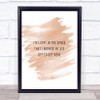 Worked My Ass Off Quote Print Watercolour Wall Art