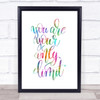 You Are Your Only Limit Swirl Rainbow Quote Print You Are Your Only Limit Swirl Rainbow Quote Print