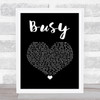 Olly Murs Busy Black Heart Song Lyric Quote Music Print