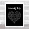 Patty Griffin Heavenly Day Black Heart Song Lyric Wall Art Print