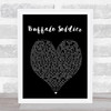 Buffalo Soldier Bob Marley Black Heart Quote Song Lyric Print