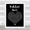 Jack Johnson Bubble Toes Black Heart Song Lyric Quote Print Jack Johnson Bubble Toes Black Heart Song Lyric Quote Print