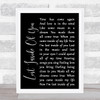 Barbra Streisand Lost Inside Of You Black Script Song Lyric Quote Music Print