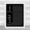 Pink Beautiful Trauma Black Script Song Lyric Quote Print