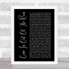 Wendy Moten Come In Out Of The Rain Black Script Song Lyric Print