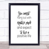 Hang Out Quote Print Poster Typography Word Art Picture