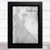 Babyface Sunshine Grey Man Lady Dancing Song Lyric Music Art Print Babyface Sunshine Grey Man Lady Dancing Song Lyric Music Art Print