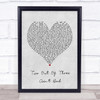 Meat Loaf Two Out Of Three Ain't Bad Grey Heart Song Lyric Quote Print Meat Loaf Two Out Of Three Ain't Bad Grey Heart Song Lyric Quote Print