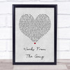 Coone Words From The Gang Grey Heart Song Lyric Quote Print