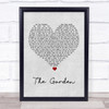 Take That The Garden Grey Heart Song Lyric Quote Print