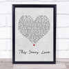 David Gray This Years Love Grey Heart Quote Song Lyric Print