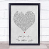 Ozzy Osbourne See You On The Other Side Grey Heart Song Lyric Print