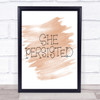 She Persisted Swirl Quote Print Watercolour Wall Art