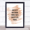Keep Moving Forward Quote Print Watercolour Wall Art