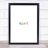 Killin It Small Rainbow Quote Print