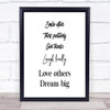 Laugh Loudly Quote Print Poster Typography Word Art Picture