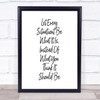 Let Every Situation Quote Print Poster Typography Word Art Picture