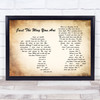 Billy Joel Just The Way You Are Man Lady Couple Song Lyric Quote Print