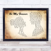 Christina Perri feat. Ed Sheeran Be My Forever Man Lady Couple Song Lyric Print