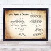 Mary Costa and Bill Shirley Once Upon a Dream Man Lady Couple Song Lyric Print