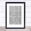 Amy Winehouse Love Is A Losing Game Song Lyric Quote Print