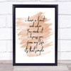Limit Quote Print Watercolour Wall Art