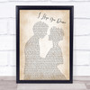 Lee Ann Womack I Hope You Dance Song Lyric Man Lady Bride Groom Wedding Print