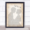 Tom Baxter Light Me Up Man Lady Bride Groom Wedding Song Lyric Quote Print