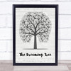 Dave Matthews Band The Dreaming Tree Music Script Tree Song Lyric Print