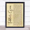 The Irish Rovers Fiddler?Æs Green Rustic Script Song Lyric Quote Music Print