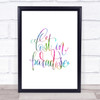 Lost In Paradise Rainbow Quote Print Lost In Paradise Rainbow Quote Print