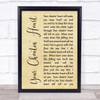 Elvis Presley Your Cheatin' Heart Rustic Script Song Lyric Quote Print