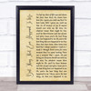 Gladys Knight Best Thing That Ever Happened To Me Rustic Script Song Lyric Print