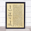 Loggins & Messina House at Pooh Corner Rustic Script Song Lyric Quote Print
