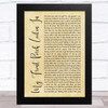 Lonestar My Front Porch Lookin In Rustic Script Song Lyric Music Art Print