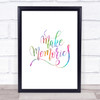 Make Memories Rainbow Quote Print Make Memories Rainbow Quote Print