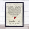 The Four Seasons December, 1963 (Oh, What A Night) Script Heart Song Lyric Quote Music Print