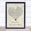 Klangkarussell Sonnentanz (Sun Don't Shine) Script Heart Song Lyric Quote Music Print