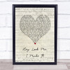 Panic! At The Disco Hey Look Ma, I Made It Script Heart Song Lyric Quote Music Print