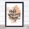 Make Your Own Magic Quote Print Watercolour Wall Art