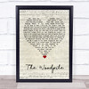 Frightened Rabbit The Woodpile Script Heart Song Lyric Quote Music Print