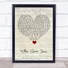 Carrie Underwood Who Are You Script Heart Song Lyric Quote Music Print