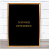 Mind Believes Quote Print Black & Gold Wall Art Picture