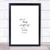 Miracle Quote Print Poster Typography Word Art Picture