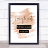 Much On My Mind Quote Print Watercolour Wall Art